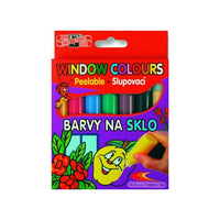 KOH-I-NOOR Abziehbare Glasmalerei Set 7x10 ml | ARTMIE