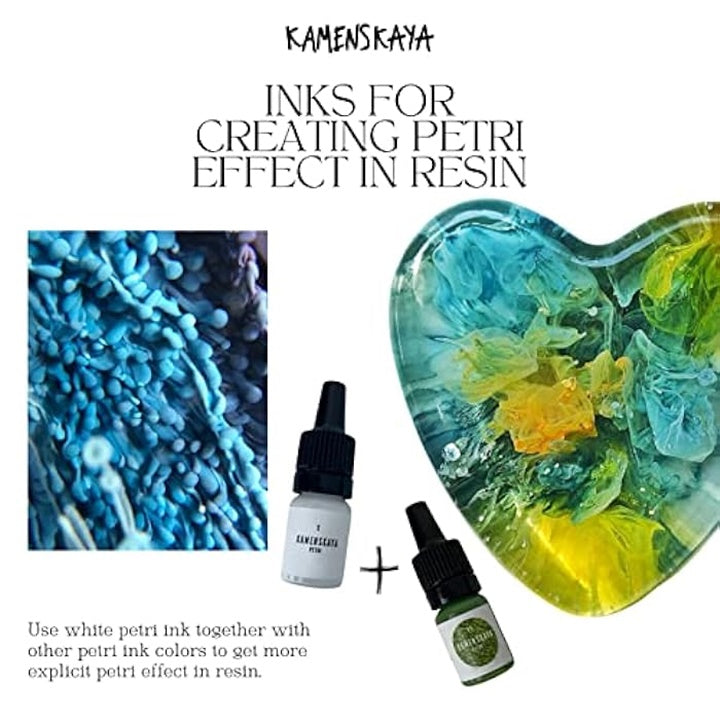 Mini-Set PETRI INKS KAMENSKAYA für Harz 13 x 5 ml – Detailansicht 4 | ARTMIE