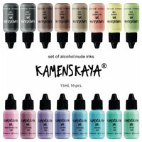 Satz Alkoholtinten NUDE KAMENSKAYA 16 x 15 ml – Detailansicht 2 | ARTMIE