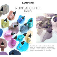 Satz Alkoholtinten NUDE KAMENSKAYA 16 x 15 ml – Detailansicht 3 | ARTMIE