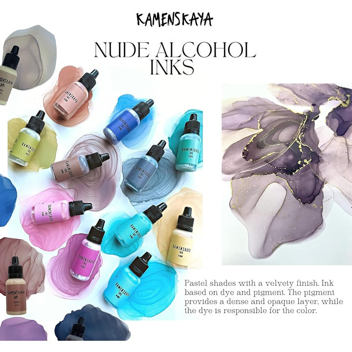 Satz Alkoholtinten NUDE KAMENSKAYA 16 x 15 ml – Detailansicht 3 | ARTMIE
