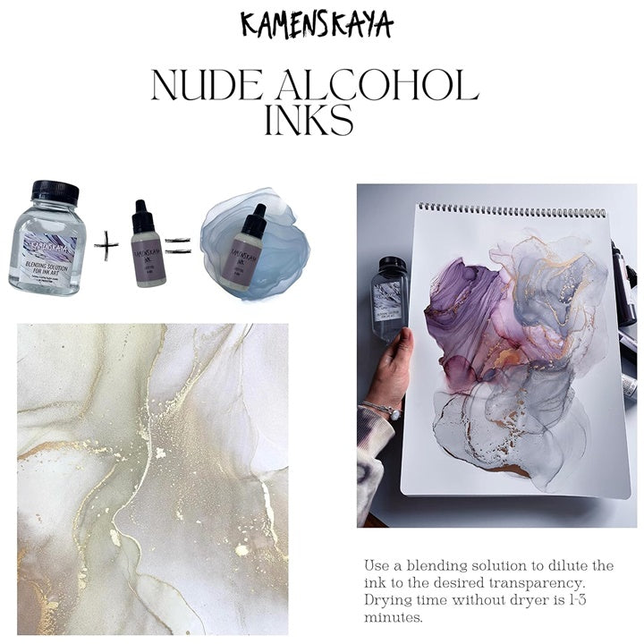 Satz Alkoholtinten NUDE KAMENSKAYA 16 x 15 ml – Detailansicht 7 | ARTMIE