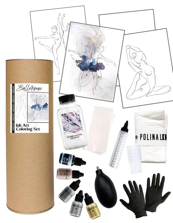 Kamenskaya 'Ballerinas' Farbset – Detailansicht 2 | ARTMIE