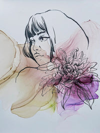 Tintenset KAMENSKAYA 'GIRLS AND FLOWERS' – Detailansicht 5 | ARTMIE