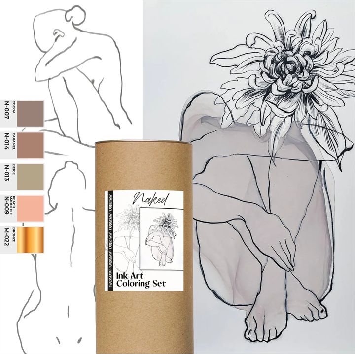 Tintenset KAMENSKAYA 'NAKED' | ARTMIE