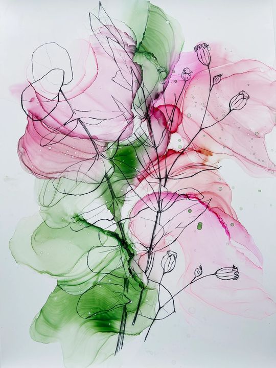 Tintenset KAMENSKAYA 'SUMMER FLOWERS' – Detailansicht 4 | ARTMIE