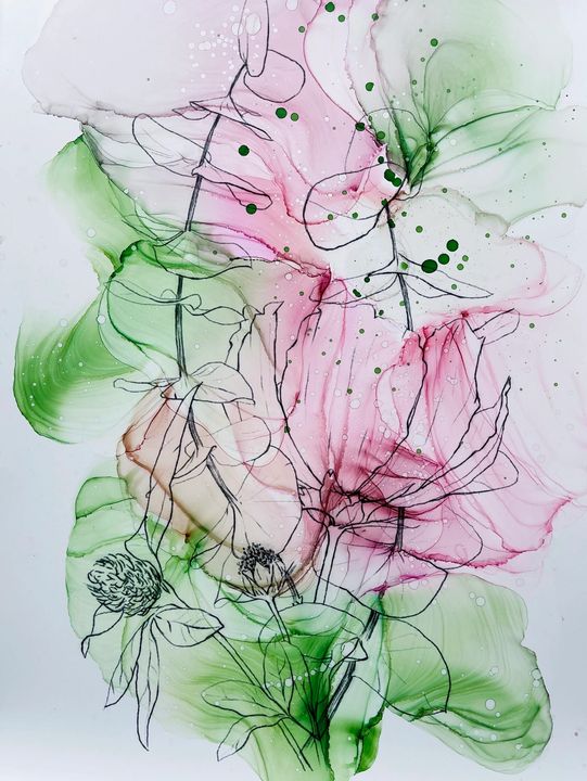 Tintenset KAMENSKAYA 'SUMMER FLOWERS' – Detailansicht 6 | ARTMIE