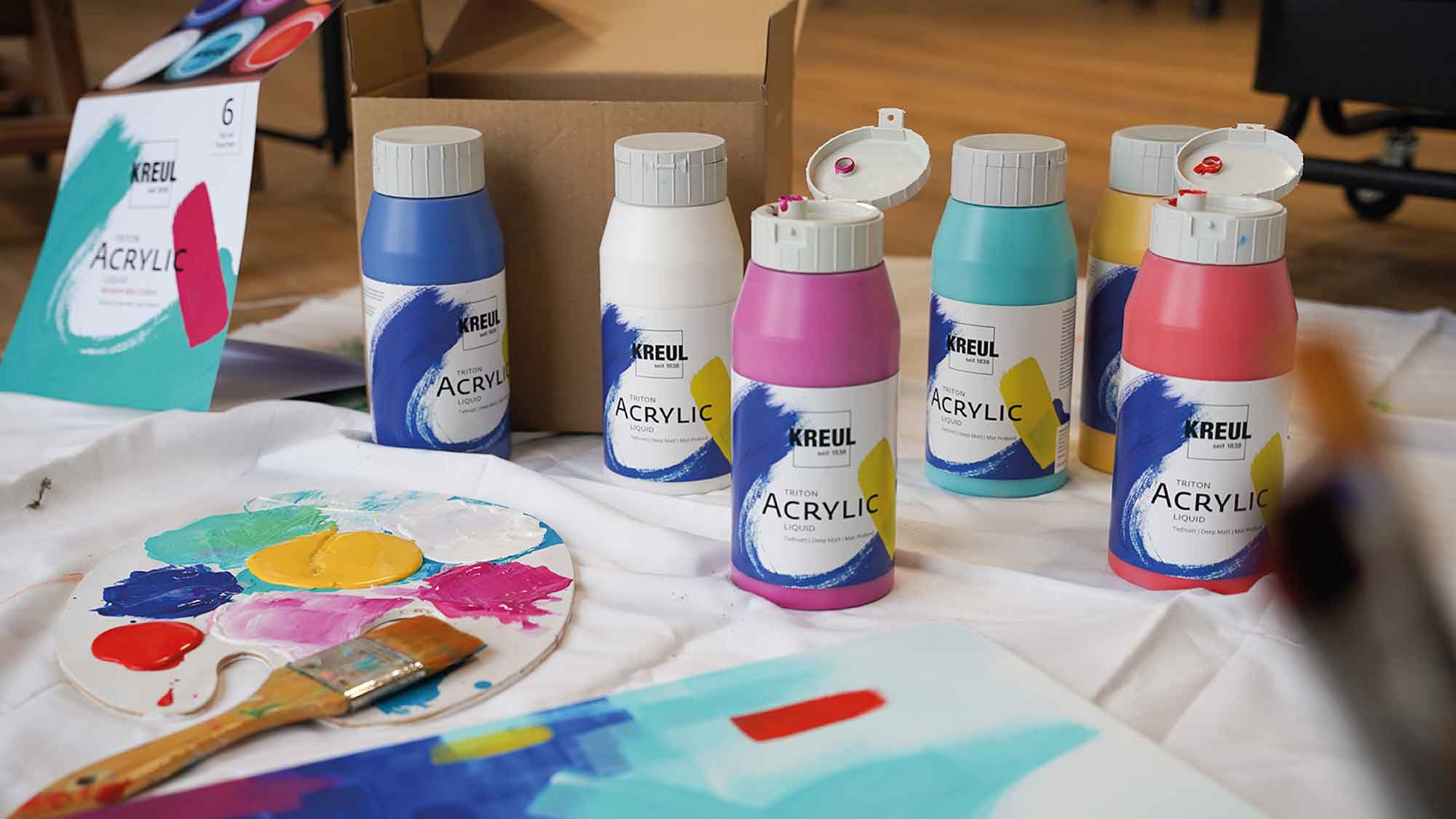 KREUL Triton-Acrylfarben-Set – Detailansicht 3 | ARTMIE