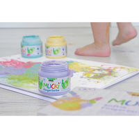 Pastell-Kinderfingerfarben MUCKI / 6er Set à 150 ml – Detailansicht 3 | ARTMIE