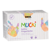 Pastell-Kinderfingerfarben MUCKI / 6er Set à 150 ml | ARTMIE