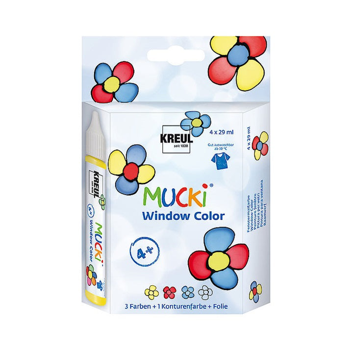 MUCKI Kinderfreundliches Fensterfarben-Set | ARTMIE