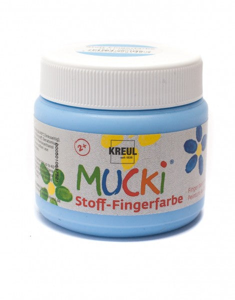 MUCKI Textil-Fingerfarben 150 ml – Blau