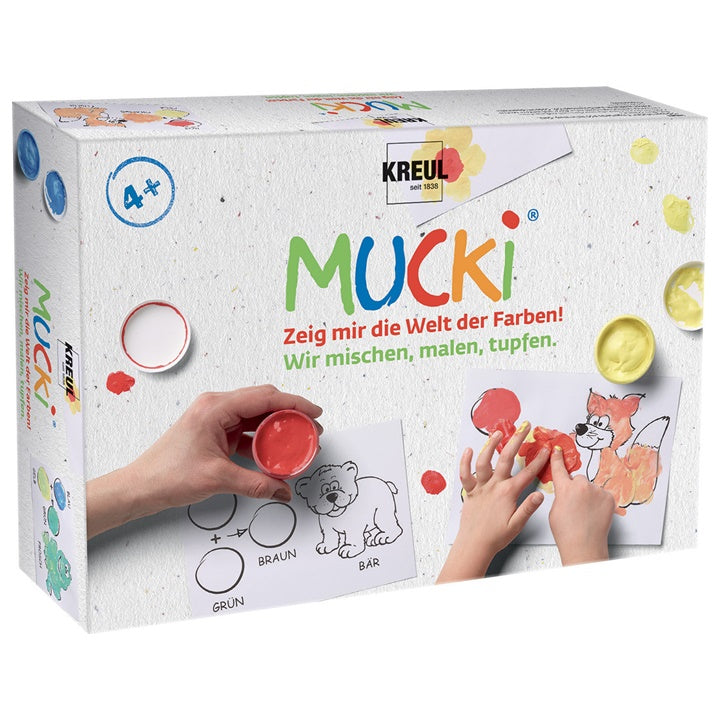 MUCKI Fingerfarben-Set für Kinder von KREUL | ARTMIE
