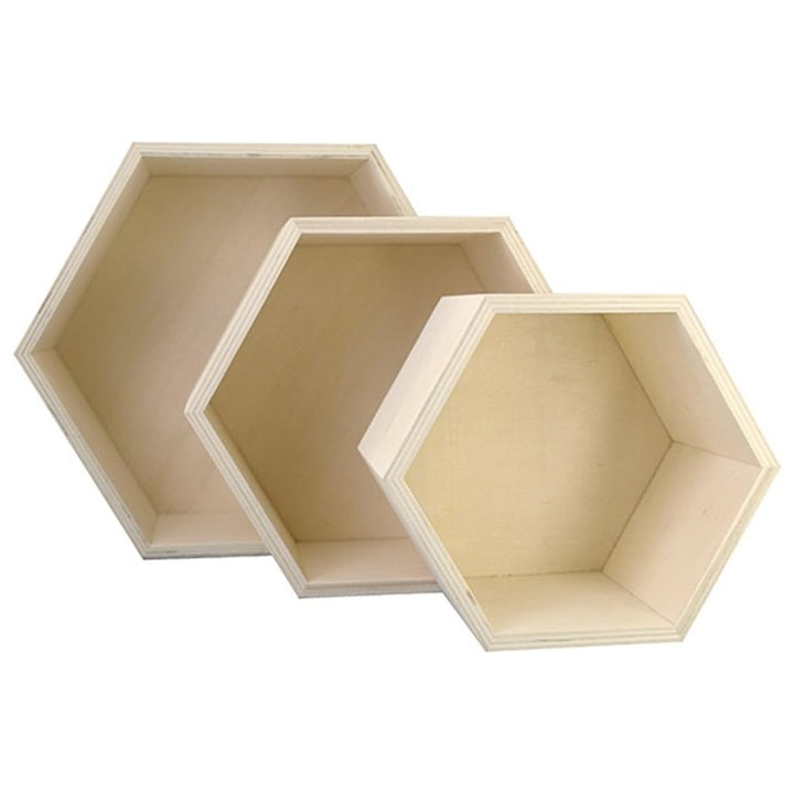 Kreul Sechseckige Holzkiste Set | ARTMIE