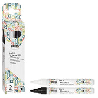 Kreul Glossy Paint Markers 2er-Set – Detailansicht 2 | ARTMIE