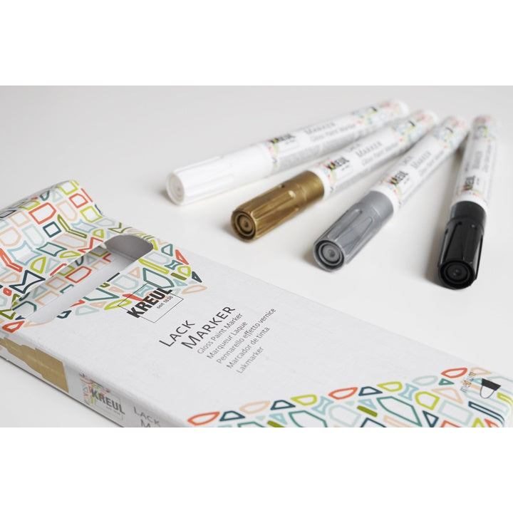 Kreul Glossy Paint Marker 4er Set – Detailansicht 5 | ARTMIE