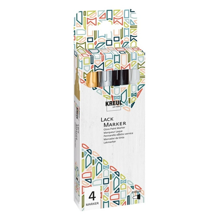 Kreul Glossy Paint Marker 4er Set | ARTMIE