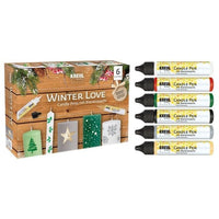 KREUL Kerzenstiftset Winterliebe 6×25 ml | ARTMIE