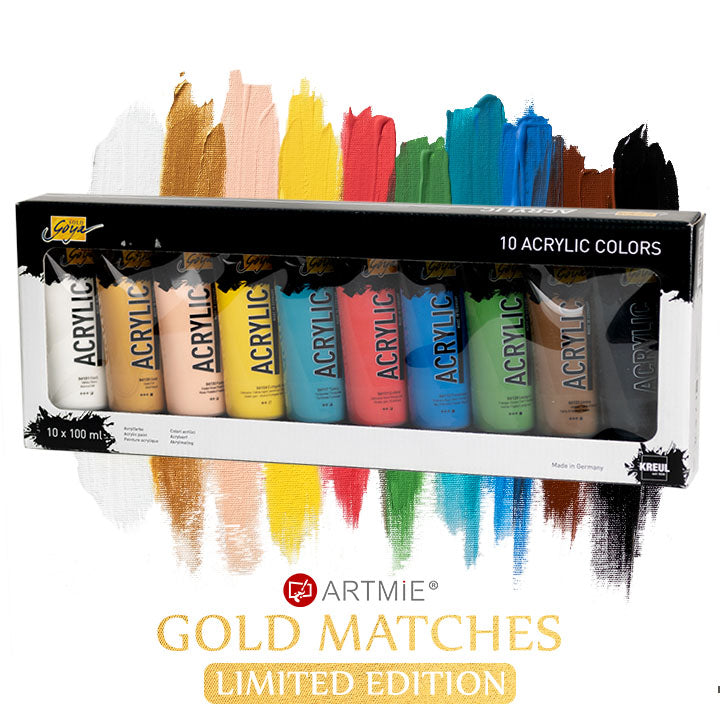 Solo Goya Acrylfarben - ARTMIE Gold Matches | ARTMIE