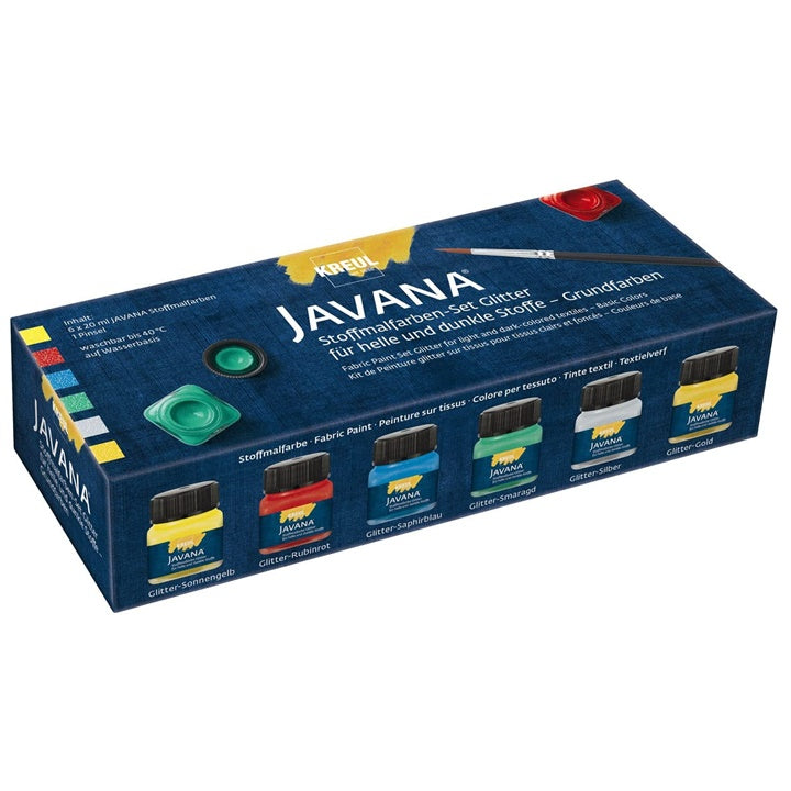 JAVANA KREUL Glitzer-Textilfarbset | ARTMIE