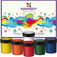Klassisches Gouache-Farbset von Kompozit | ARTMIE