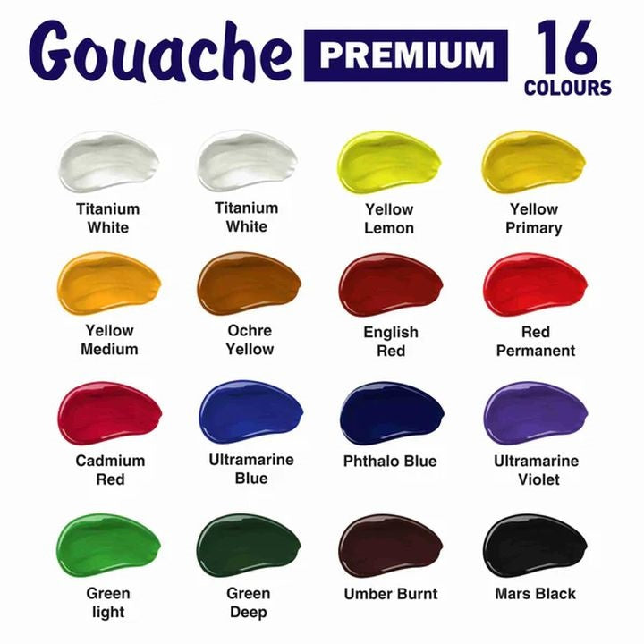 Premium ART Komposit Gouache-Farbset – Detailansicht 2 | ARTMIE