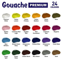Premium ART Komposit Gouache-Farbset – Detailansicht 2 | ARTMIE