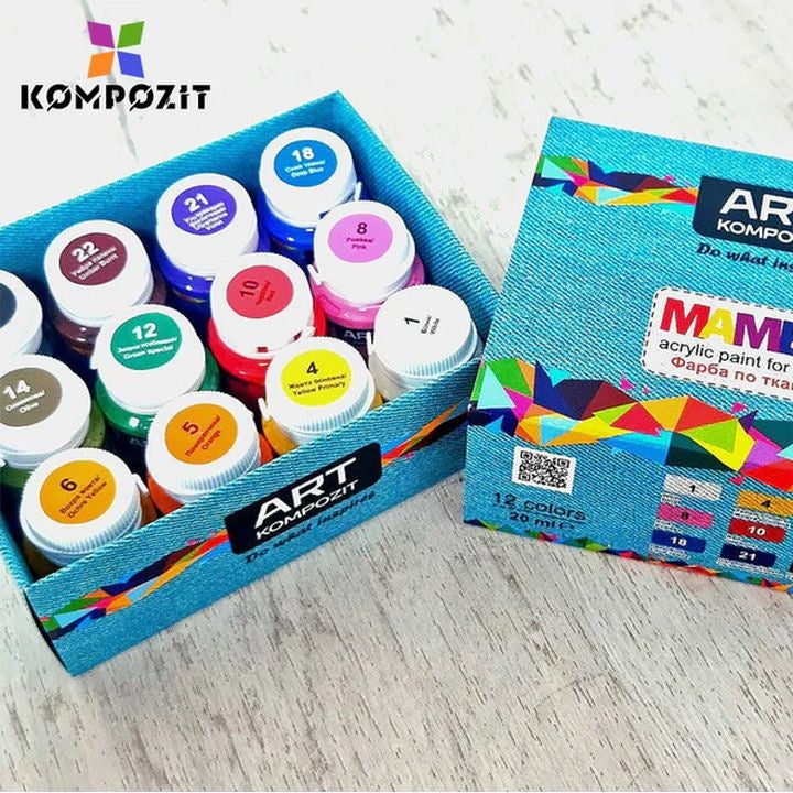MAMBO Kompozit-Set für Textil- und Lederfarben – Detailansicht 2 | ARTMIE
