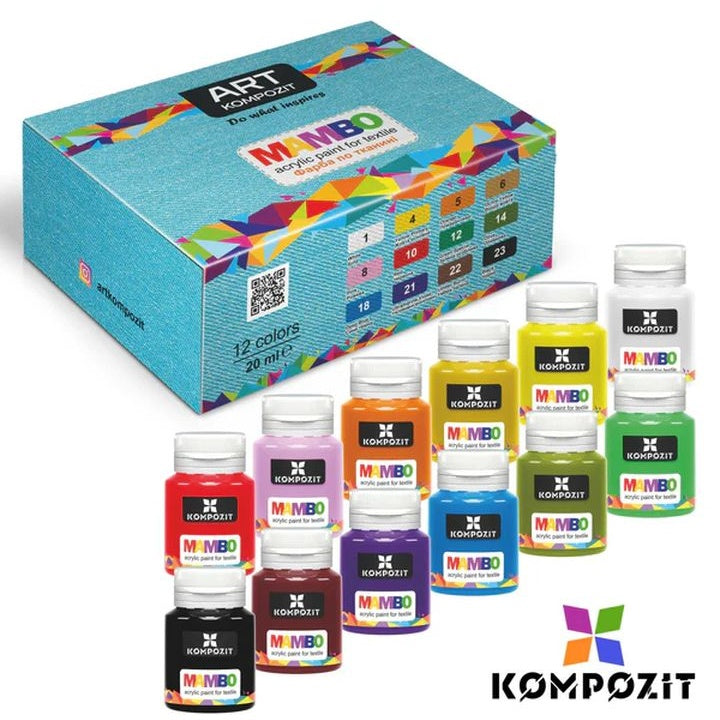 MAMBO Kompozit-Set für Textil- und Lederfarben | ARTMIE