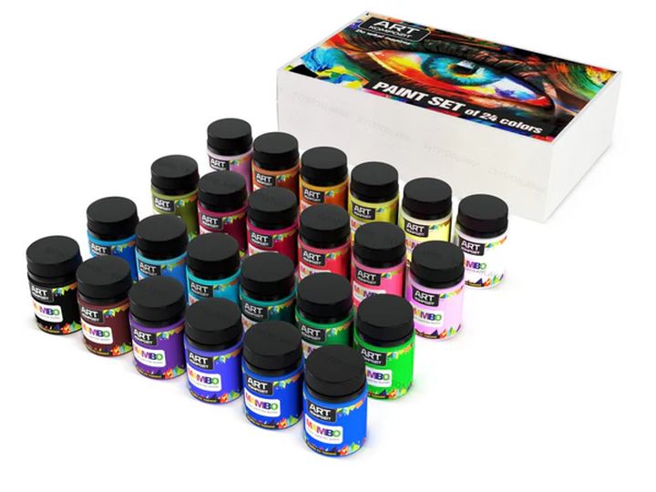 MAMBO Acrylfarben-Set für Textilien und Leder – Detailansicht 2 | ARTMIE