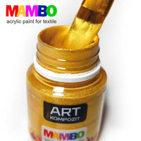 Mambo Metallic Textil- und Lederfarben-Set – Detailansicht 6 | ARTMIE
