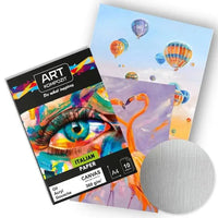 Kunst Kompozit Leinwand strukturiertes Papier Block A4 10 Blätter 360g/m2 | ARTMIE