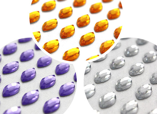 Selbstklebende Kristalle - Teardrops (8mm) | verschiedene Farben | ARTMIE