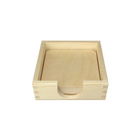 Holzbox mit 6 Untersetzern | ARTMIE