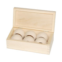Dekorative Holzbox &amp; Serviettenring-Set | ARTMIE