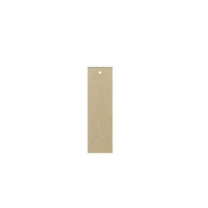 Rechteckiger Holzanhänger Blank | ARTMIE