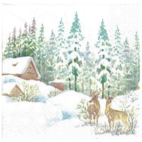 Servietten für Decoupage Winter Scene - 1 Stück | ARTMIE