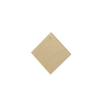 Quadratischer Anhänger aus Holz | ARTMIE