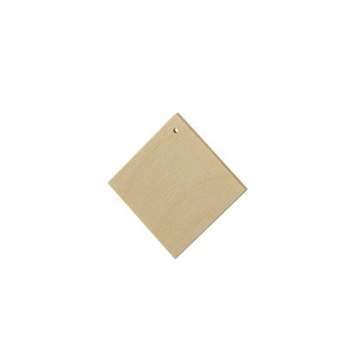 Quadratischer Anhänger aus Holz | ARTMIE