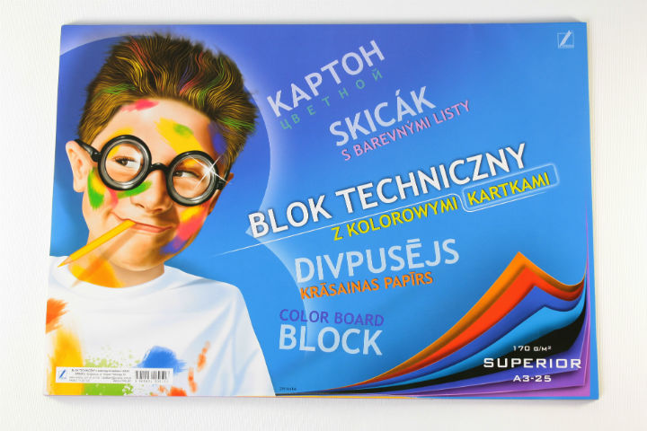 SUPERIOR Bunter Zeichenblock | ARTMIE