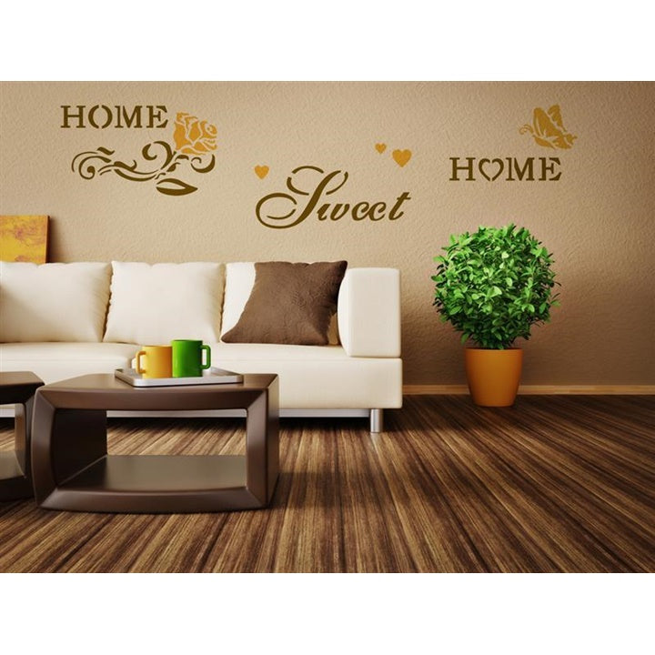 XXL 3-teilige Sweet Home Schablone | ARTMIE