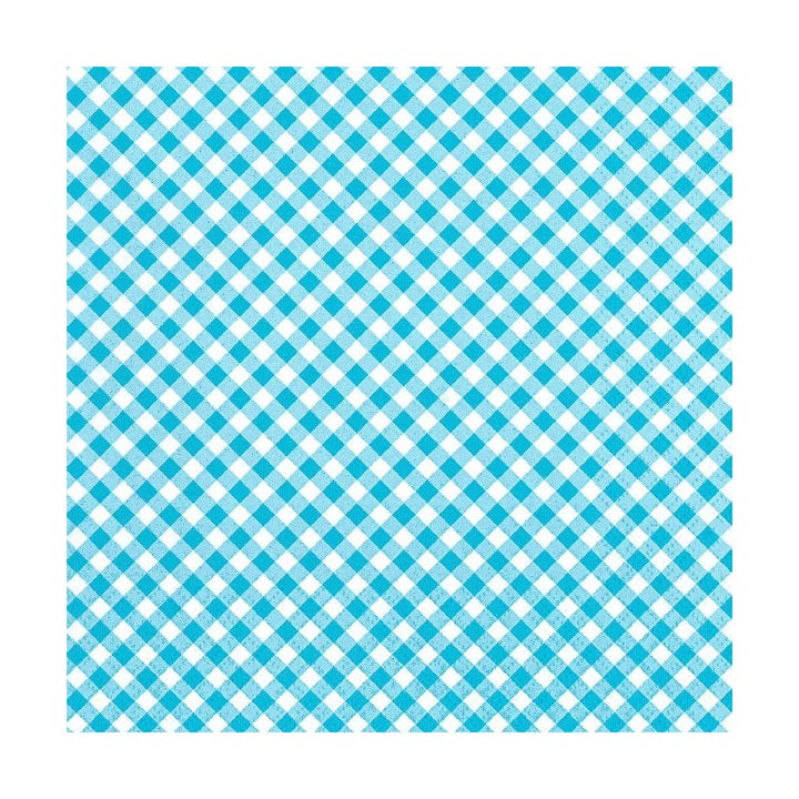 Servietten für Decoupage - Blaue und weiße Würfel - 1 Stück | ARTMIE