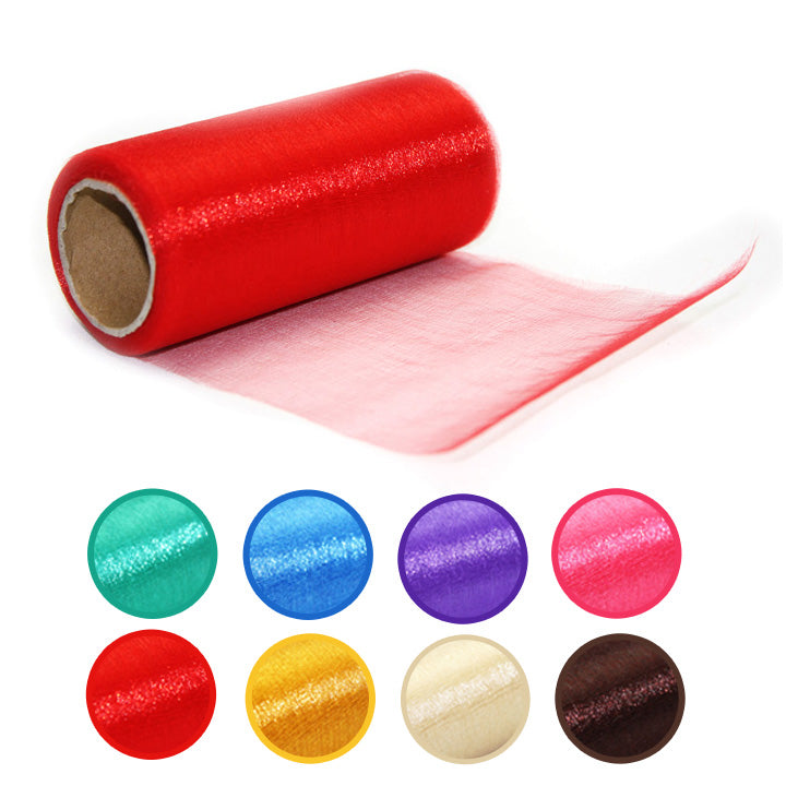Dekorative Organza-Rolle | verschiedene Farben | ARTMIE
