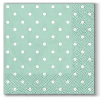 Cocktail-Servietten Mint Dots - 1 Stück | ARTMIE