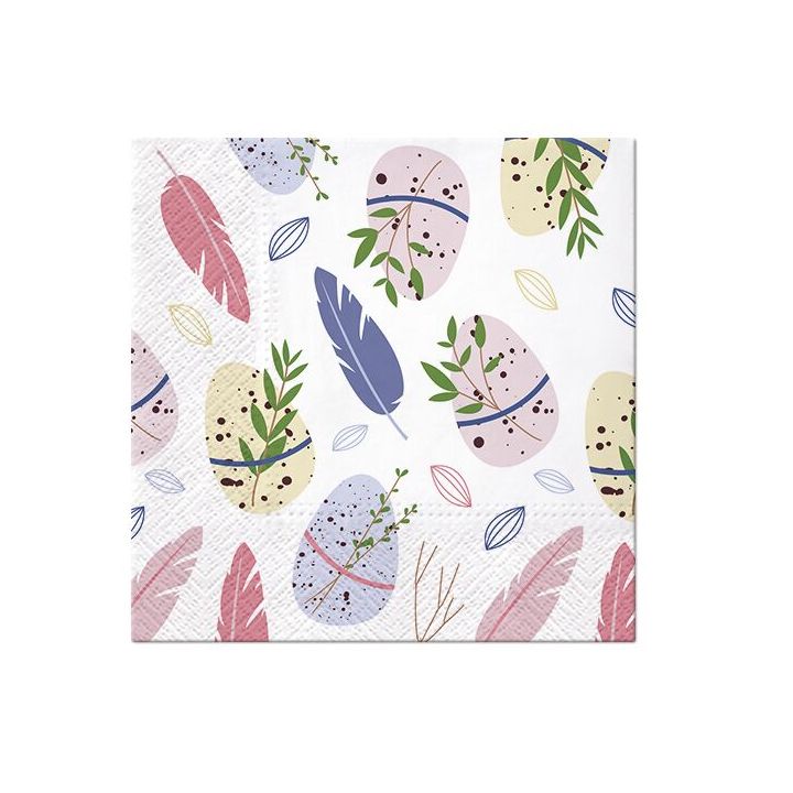 Decoupage-Servietten - Easter Feather  - 1Stück | ARTMIE
