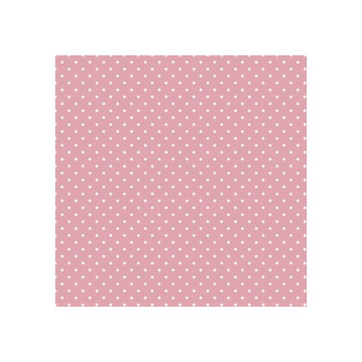 Decoupage-Servietten - White Dots on Pink  - 1Stück | ARTMIE