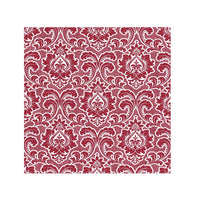 Weinrot gemusterte Decoupage-Servietten | ARTMIE