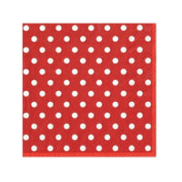 Rote gepunktete Decoupage-Servietten | ARTMIE