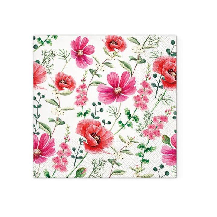 Decoupage-Servietten - Raspberry Flower  - 1Stück | ARTMIE