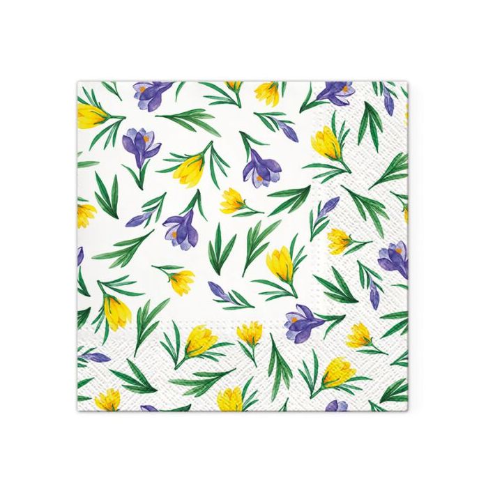 Decoupage-Servietten - Spring Crocuses  - 1Stück | ARTMIE